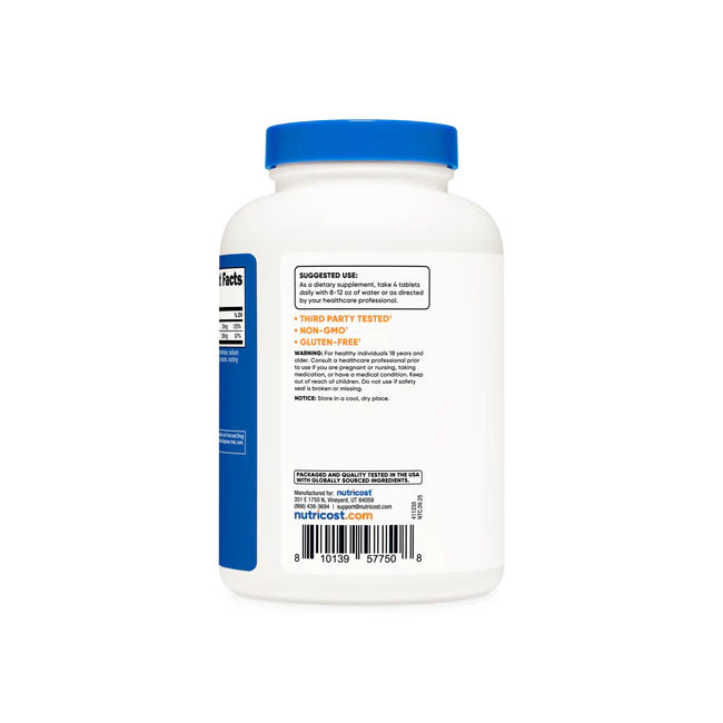 Nutricost Calcium Citrate with Vitamin D Tablets